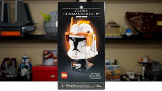 YouTube Thumbnail LEGO Star Wars 75350 CLONE COMMANDER CODY HELMET Review! (2023)