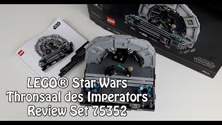 YouTube Thumbnail Es kostet 100€-Die Fanboys sind da realistisch: Review LEGO Star Wars 75352 Thronsaal des Imperators