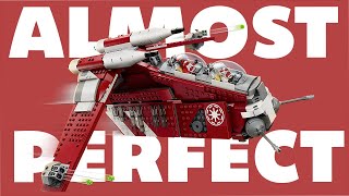 YouTube Thumbnail I LOVE this Set! | LEGO Coruscant Guard Gunship REVIEW
