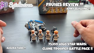 YouTube Thumbnail LEGO Clone Trooper Battle Pack 75359: Ahsokas Tanos Truppen im Review!