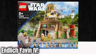 YouTube Thumbnail Dieses LEGO Star Wars Set ist einfach zu billig: &#39;Yavin IV Rebellen- Basis&#39; Review! | Set 75365