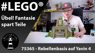 YouTube Thumbnail Gruseliges Produkt! Sie versuchen Luft bespielbar zu machen - LEGO® 75365 Rebellenbasis Yavin 4