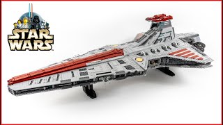 YouTube Thumbnail LEGO Star Wars 75367 Venator-class Republic Attack Cruiser Speed Build - Ultimate Collector Series