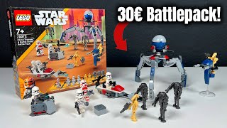 YouTube Thumbnail Einfallslos oder doch ein guter Deal?| LEGO Star Wars &#39;Clone Trooper &amp; Battle Droid&#39; Review! (75372)