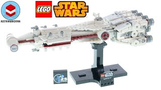 YouTube Thumbnail LEGO Star Wars 75376 Tantive IV Speed Build Review – LEGO Starship Collection