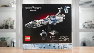 YouTube Thumbnail LEGO Star Wars 75377 INVISIBLE HAND Review! (2024)