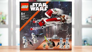 YouTube Thumbnail LEGO Star Wars 75378 BARC SPEEDER ESCAPE Review! (2024)