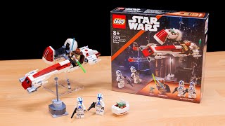YouTube Thumbnail LEGO Star Wars BARC Speeder Escape REVIEW | Set 75378