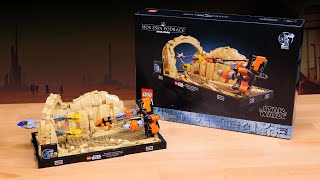 YouTube Thumbnail LEGO Star Wars Mos Espa Podrace REVIEW | Set 75380