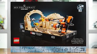 YouTube Thumbnail LEGO Star Wars 75380 MOS ESPA PODRACE Review! (2024)