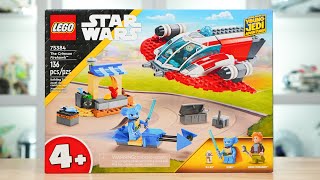 YouTube Thumbnail LEGO Star Wars 75384 THE CRIMSON FIREHAWK Review! (2024)