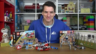 YouTube Thumbnail Das beste &amp; das schlimmste Star Wars Set von LEGO®: 75372 Battle Pack &amp; 75384 4+ Schwachsinn