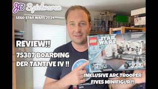 YouTube Thumbnail LEGO 75387 Boarding der Tantive IV: Review zu 25 Jahre LEGO Star Wars!!