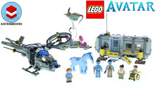 YouTube Thumbnail LEGO Avatar 75573 Floating Mountains: Site 26 &amp; RDA Samson - LEGO Speed Build Review