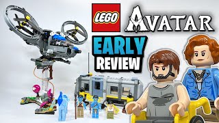 YouTube Thumbnail LEGO Avatar Floating Mountains: Site 26 &amp; RDA Samson (75573) - EARLY Set Review