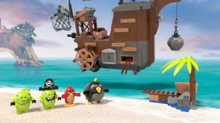 YouTube Thumbnail Piggy Pirate Ship - LEGO Angry Birds Movie - 75825