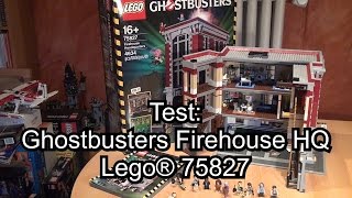 YouTube Thumbnail Review LEGO Ghostbusters Firehouse Headquarters 75827 (Teil 2 des Tests)
