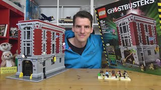 YouTube Thumbnail Review des LEGO® Ghostbusters 75827 - Feuerwehr-Hauptquartiers