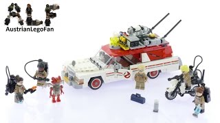 YouTube Thumbnail Lego Ghostbusters 75828 Ecto-1 &amp; 2 - Lego Speed Build Review