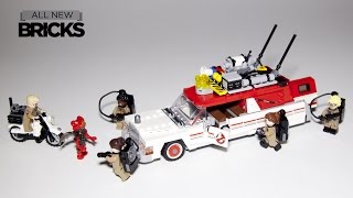 YouTube Thumbnail Lego Ghostbusters 75828 Ecto-1 and 2 Speed Build