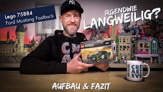 YouTube Thumbnail Keine Überraschungen!! 😩🤪 Lego Speed Champions 75884 1968 Ford Mustang Fastback