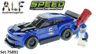 YouTube Thumbnail Lego Speed Champions 75891 Chevrolet Camaro ZL1 Race Car - Lego 75891 Speed Build