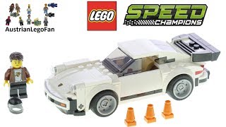 YouTube Thumbnail Lego Speed Champions 75895 1974 Porsche 911 Turbo 3.0 - Lego Speed Build Review