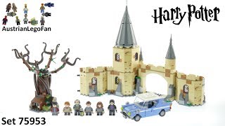 YouTube Thumbnail Lego Harry Potter 75953 Hogwarts Whomping Willow - Lego Speed Build Review