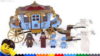 YouTube Thumbnail LEGO Harry Potter Beauxbatons&#39; Carriage Arrival at Hogwarts review! 75958