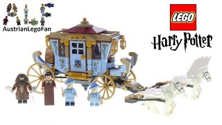YouTube Thumbnail Lego Harry Potter 75958 Beauxbatons&#39; Carriage Arrival at Hogwarts - Lego Speed Build Review