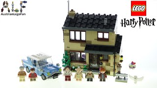 YouTube Thumbnail LEGO Harry Potter 75968 Privet Drive 4 - Lego Speed Build Review