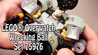 YouTube Thumbnail LEGO Wrecking Ball (Overwatch Set 75976) Review deutsch