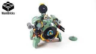 YouTube Thumbnail LEGO Overwatch 75976 Wrecking Ball - Lego Speed Build Review