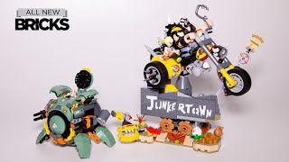 YouTube Thumbnail Lego Overwatch 75977 Junkrat &amp; Roadhog with 75976 Wrecking Ball Speed Build