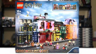 YouTube Thumbnail LEGO Harry Potter 75978 DIAGON ALLEY Review! (2020)