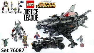 YouTube Thumbnail Lego Super Heroes 76087 Flying Fox: Batmobile Airlift Attack - Lego Speed Build Review