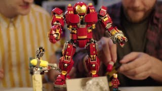 YouTube Thumbnail LEGO Hulkbuster: Ultron Edition Designer Video | Marvel Super Heroes | LEGO 76105