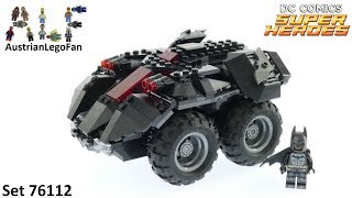 YouTube Thumbnail Lego Batman 76112 App Controlled Batmobile - Lego Speed Build Review