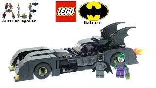 YouTube Thumbnail Lego Batman 76119 Batmobile Pursuit of The Joker Speed Build