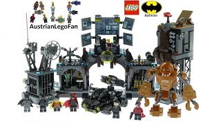 YouTube Thumbnail Lego Batman 76122 Batcave Clayface Invasion Speed Build