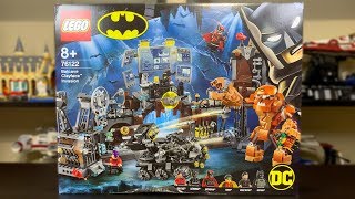 YouTube Thumbnail LEGO Batman 2019 Batcave Clayface Invasion Review! 76122