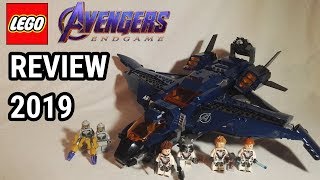 YouTube Thumbnail Der BESTE Quinjet | LEGO Avengers Endgame 2019 Review | Set 76126