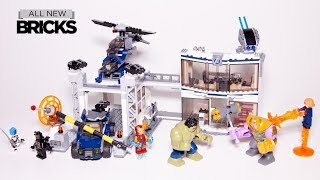 YouTube Thumbnail Lego Avengers Endgame 76131 Avengers Compound Battle Speed Build