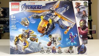 YouTube Thumbnail LEGO Avengers Endgame 76144 Hulk Helicopter Rescue Review!