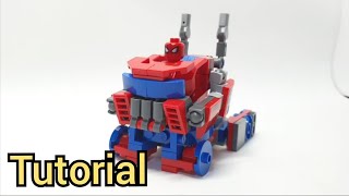 YouTube Thumbnail Tutorial of LEGO Spiderman 76146 Alternative build: Spidimus Prime