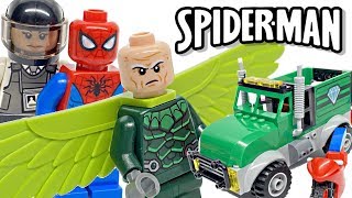 YouTube Thumbnail LEGO Spider-Man Vulture&#39;s Trucker Robbery review 2020 set 76147!