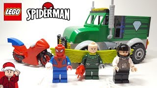 YouTube Thumbnail LEGO Spider-Man Vulture&#39;s Trucker Robbery (76147) Set Review