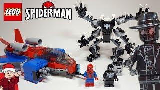 YouTube Thumbnail LEGO Spider-Man Spiderjet vs. Venom Mech (76150) Set Review