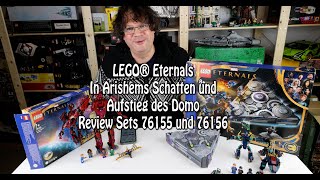 YouTube Thumbnail Review LEGO Eternals: Arishem und Aufstieg des Domo (Sets 76155 und 76156 Super Heroes)