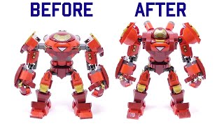 YouTube Thumbnail Upgrading LEGO Hulkbuster Set (Viewers&#39; Ideas) - Detailed Build